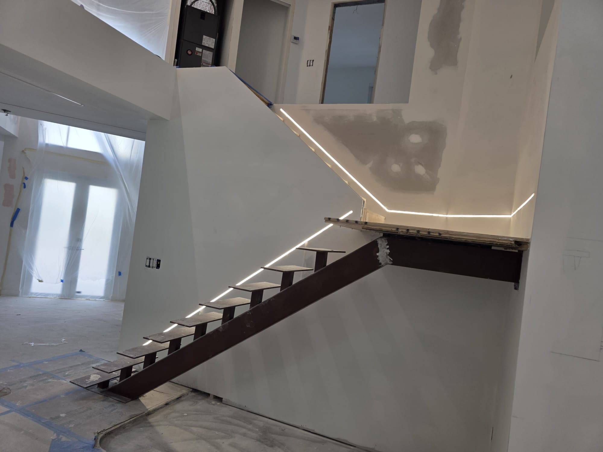 Electrical and lighting design coordination on a project site.